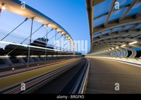 Brücke von Kaiku, Barakaldo, Bizkaia, Spanien Stockfoto