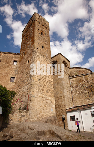 Torre y Alcazar de Luis de Chaves Trujillo Cáceres Extremadura España Turm Alcazar Luis de Chaves Trujillo Caceres Spanien Stockfoto