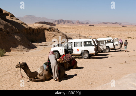 Wadi Rum Jordan. Stockfoto