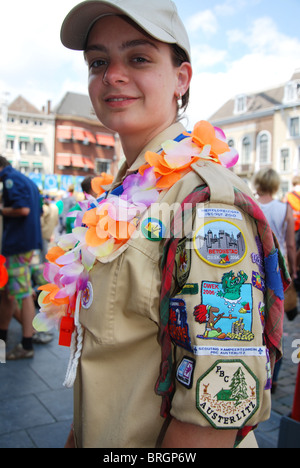 Internationaler Pfadfinder treffen in Roermond Niederlande, Sommer 2010 Stockfoto