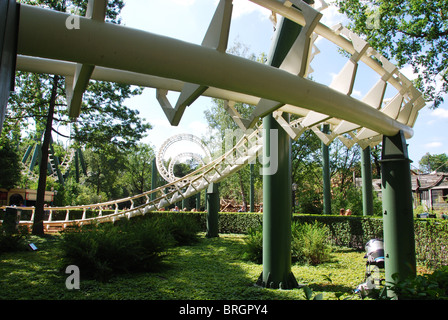Detail der Achterbahn im Freizeitpark Efteling Kaatsheuvel Niederlande Stockfoto