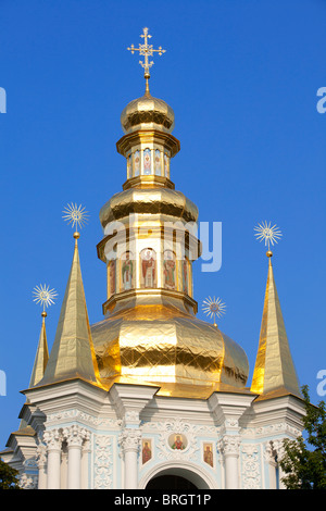 Glockenturm der Geburtskirche der Jungfrau (1696) im Kiew Pechersk Lavra - Kiew Kloster der Höhlen in Kiew, Ukraine Stockfoto