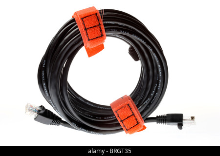 Computer-Netzwerk-Kabel, Stecker des LAN-Kabel. Stockfoto