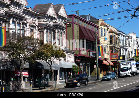 Das Castro Viertel von San Francisco in Kalifornien, USA, 2010 Stockfoto