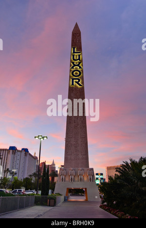 Das Luxor Hotel, Casino and Resort in Las Vegas, Nevada. Stockfoto