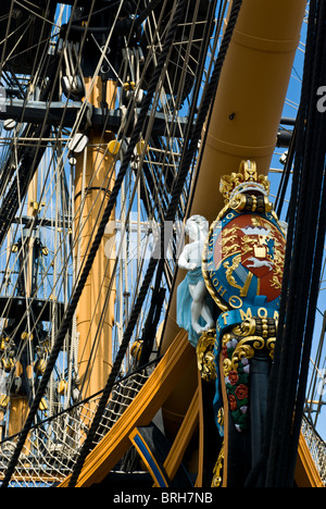 HMS Victory in Portsmouth, England Stockfoto