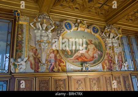 Schloss Fontainebleau, Frankreich Stockfoto