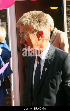 Ehemaligen F1-Teamchef und TV-Experte Eddie Jordan in London Stockfoto