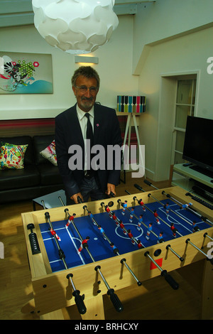 Ehemaligen F1-Teamchef und TV-Experte Eddie Jordan in London Stockfoto