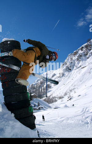 Die Xbox Big Day Out in Val d ' Isere, Frankreich Stockfoto