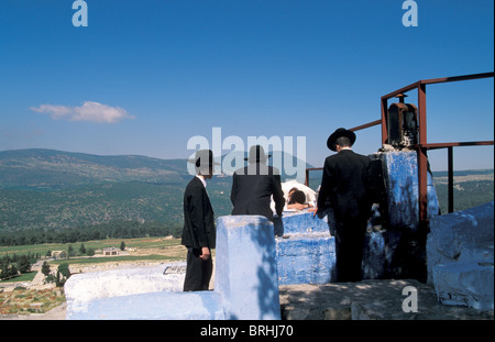 Israel, oberen Galiläa, Ha'Ari Grab auf dem alten jüdischen Friedhof in Safed Stockfoto