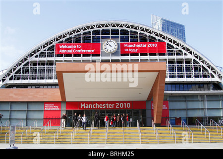 MANCHESTER zentrale ZENTRALKONFERENZ 26. September 2010 MANCHESTER Stadtzentrum von MANCHESTER ENGLAND Stockfoto