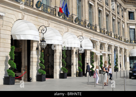 Das luxuriöse Hotel Ritz In Paris Frankreich. Stockfoto