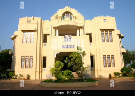 Visalam, ein Chettiar Herrenhaus in der Chettinad Region Tamil Nadu, Südindien Stockfoto