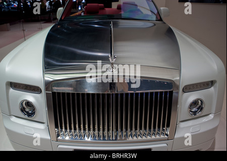 Paris, Frankreich, Paris Auto Show, Rolls-Royce, Drop Head Cabrio, 350.000 € Luxus-Limousine Stockfoto