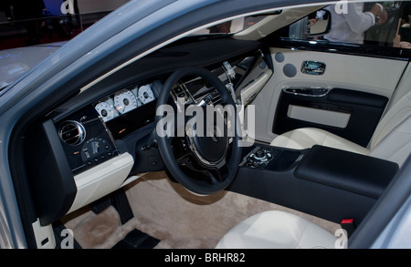Paris, Frankreich, Paris Auto Show, 350.000 € Luxuslimousine, Rolls-Royce Phantom Stockfoto