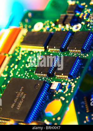 elektrische Leiterplatte Stockfoto