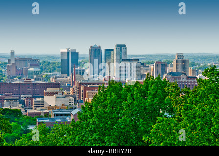 Überblick über die Innenstadt von Birmingham, Alabama, USA Stockfoto