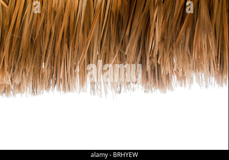 Palapa Strohdach detail Stockfoto