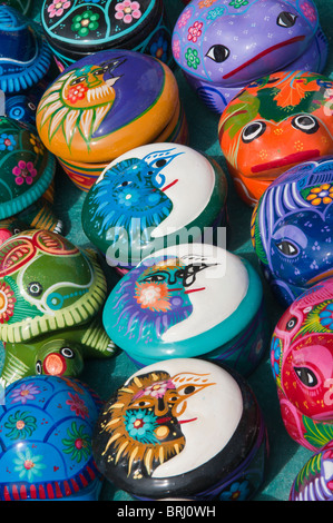 Mexiko, Cozumel. Souvenirs in San Miguel de Cozumel, Isla Cozumel und Cozumel Island. Stockfoto