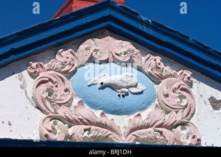 Imperio do Terreiro im Dorf Sao Mateus da Calheta, Angra do Heroismo, Terceira, Azoren, Portugal. Stockfoto