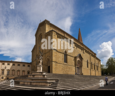 Arezzo Duomo, Kathedrale St. Donatus, Toskana, Italien Stockfoto