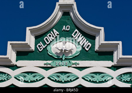 Imperio Gloria Ao Divino (Reich der Herrlichkeit des Göttlichen), Terceira, Azoren, Portugal. Stockfoto