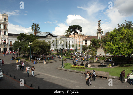 Plaza De La Independencia, Quito, Ecuador Stockfoto