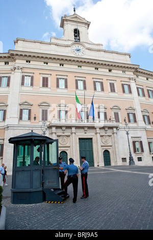 Montecitorio italienische Regierungspalast Rom Italien Stockfoto