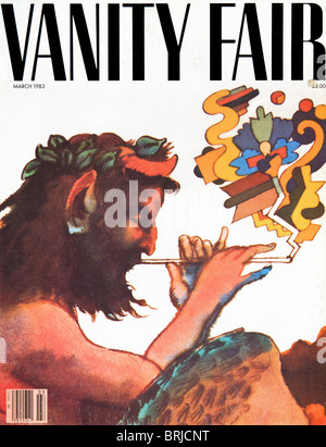 Deckblatt der Vanity Fair amerikanische Mode-Magazin zum Preis von $3 März 1983 Stockfoto