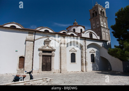 Die Kirche des Heiligen Kreuzes im Dorf Pano Lefkara, bekannt für seine außergewöhnliche Spitze, Stickerei und Silber Handwerk Stockfoto