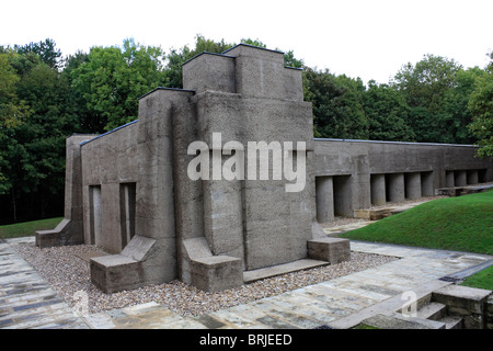 Tranchée des Bayonettes, ist ein Denkmal mit den Überresten von Soldaten während des ersten Weltkriegs, Verdun, Frankreich in der Schlacht getötet. Stockfoto