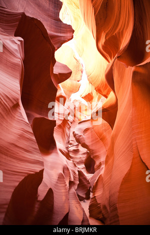 Antelope Canyon in der Nähe von Page, Lake Powell und Glen Canyon Nation Recreation Area, Arizona, USA Stockfoto