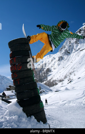 Die Xbox Big Day Out in Val d ' Isere, Frankreich Stockfoto