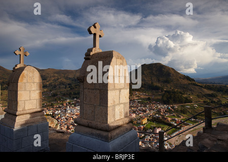 Copacabana, Titicacasee, Bolivien Stockfoto