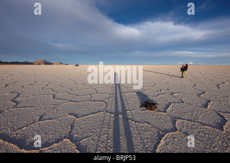 der Salar de Uyuni, Bolivien Stockfoto