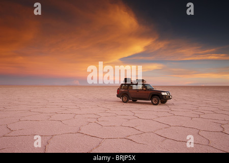 der Salar de Uyuni, Bolivien Stockfoto