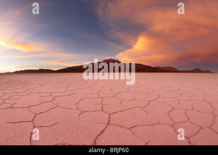 der Salar de Uyuni, Bolivien Stockfoto