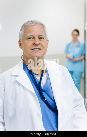 Arzt, Lächeln, Porträt Stockfoto