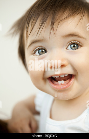 Babymädchen, Lächeln, Porträt Stockfoto