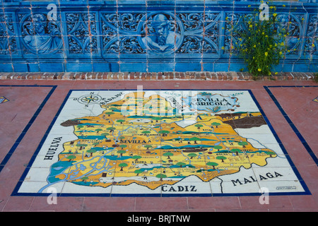 Plaza Espana in Sevilla, Spanien Stockfoto