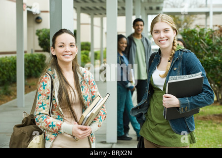 High-School-Freunde, portrait Stockfoto