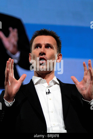 JEREMY HUNT Kulturministerin 3. Oktober 2010 ICC BIRMINGHAM ENGLAND Stockfoto