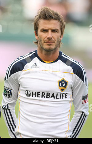 DAVID BECKHAM CHIVAS USA V LOS ANGELES GALAXY Fußball MATCH CARSON LOS ANGELES Kalifornien USA 3. Oktober 2010 Stockfoto