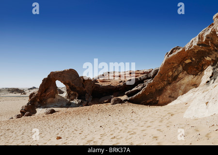 Cristal Berg, westliche Wüste, Ägypten, Arabien, Afrika Stockfoto