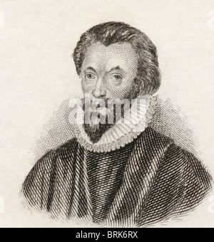 John Donne, 1572-1631. Englischen metaphysischen Dichter und Prediger. Stockfoto