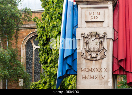 Northampton Kriegerdenkmal. England Stockfoto