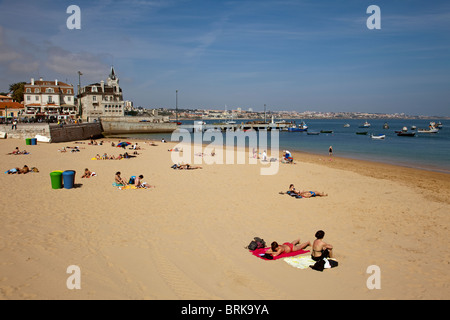 Playas de Cascais Portugal Strände von Cascais Portugal Stockfoto