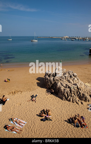 Playas de Cascais Portugal Strände von Cascais Portugal Stockfoto