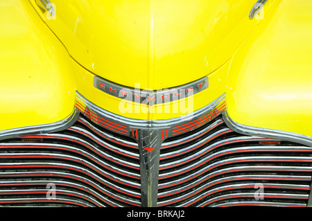 USA, Idaho, Boise, Nordwest Motorfest Car Show, Motorhaube und Grill von 1941 Chevrolet Master Deluxe Stockfoto